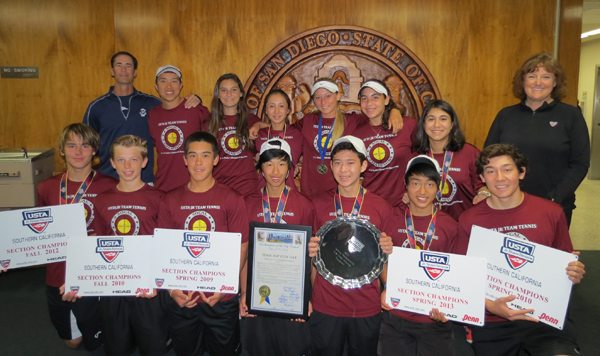 San Diego Junior Team Tennis Realizes Huge Growth and Participation in 2017  