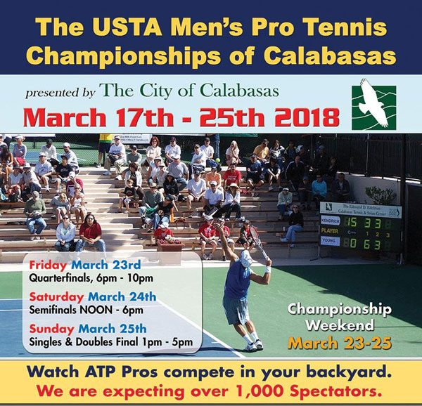 Calabasas Men’s Pro Tennis Championship Weekend