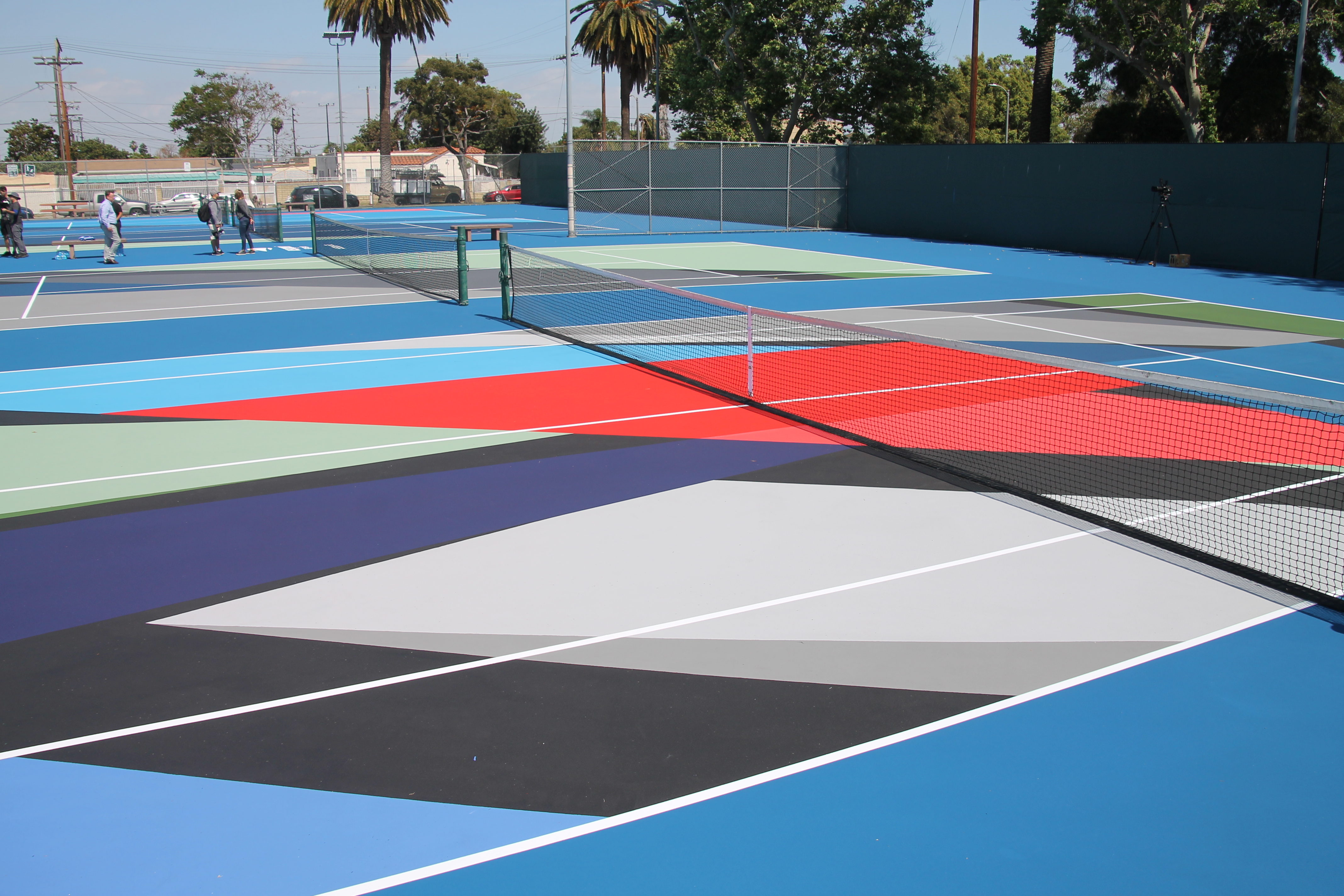 USTA, Chase bring color, positive message to Harvard Park