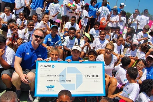 First Break Academy Hosts Return The Serve Fun Day Presented By Chase