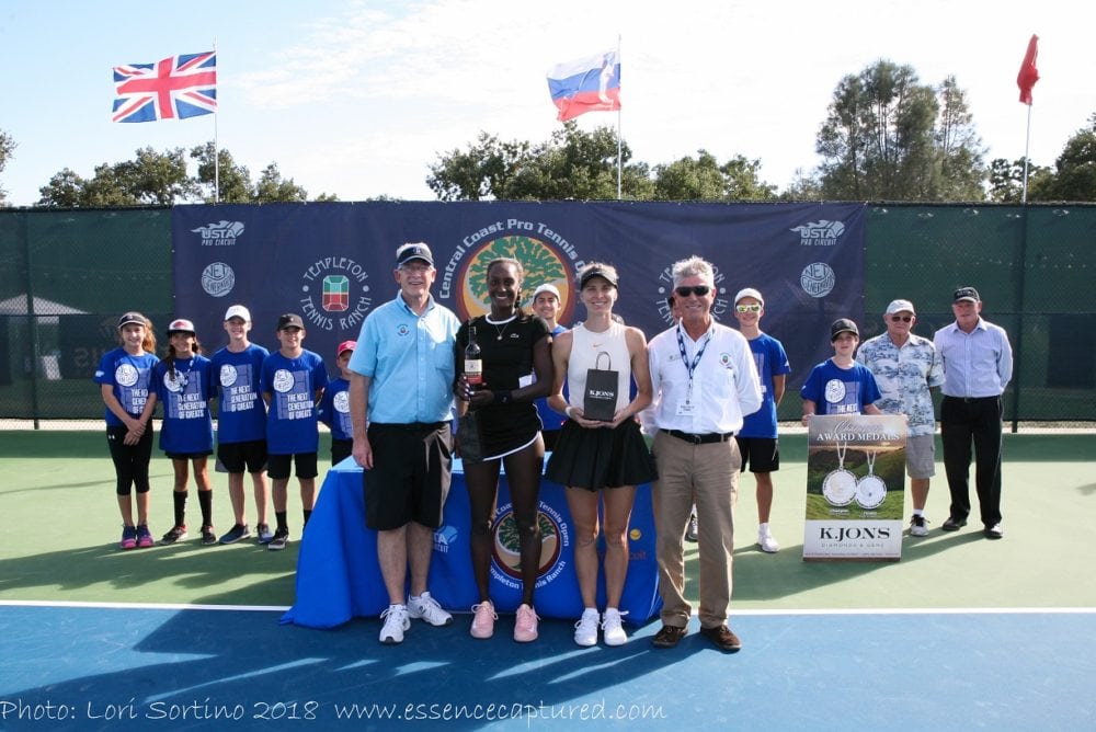 Asia Muhammad Pulls Off Singles and Doubles Sweep In Templeton