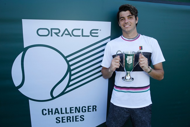 Fritz Defends Oracle Challenger Series Title