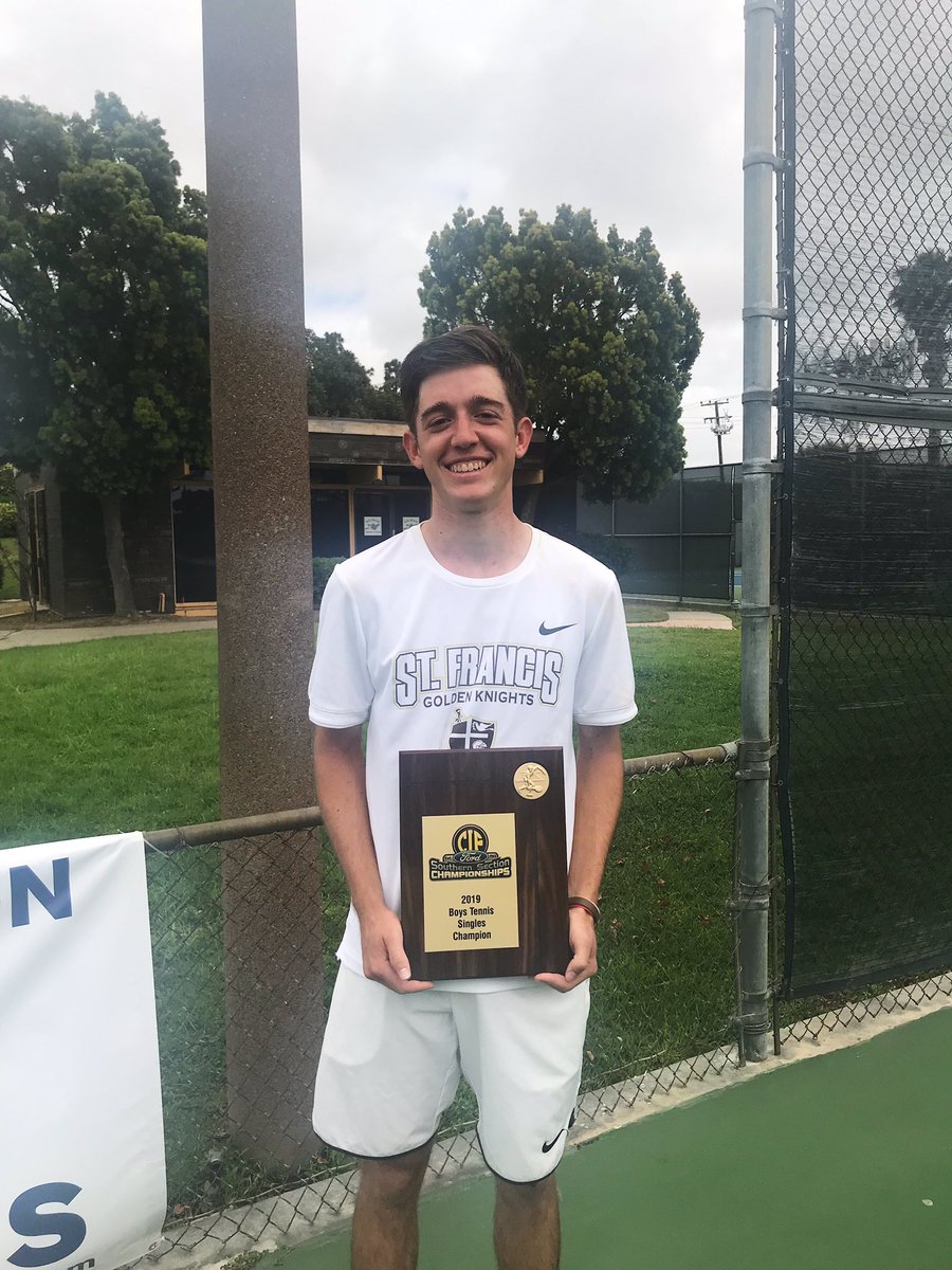 Ian Freer Captures CIF-SS Individual Singles Title