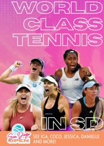 Top Women’s Tennis Shines at the San Diego Open WTA 500 and It’s Free to High School Players for Qualifying Matches